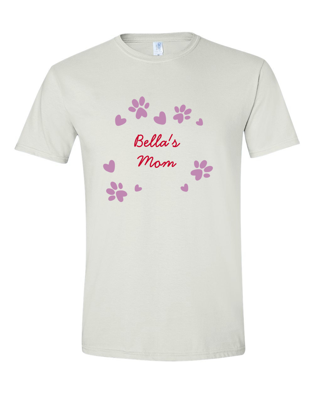 Personalized Pet Mom T-Shirt with Pattern – The PetLink Store